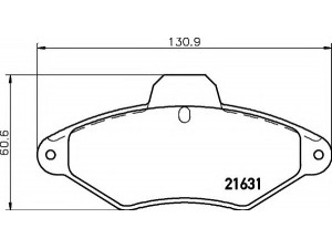 HELLA 8DB 355 019-201 stabdžių trinkelių rinkinys, diskinis stabdys 
 Techninės priežiūros dalys -> Papildomas remontas
425114, 425156, 425291, 95667785