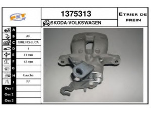 SNRA 1375313 stabdžių apkaba 
 Dviratė transporto priemonės -> Stabdžių sistema -> Stabdžių apkaba / priedai
1J0615423C, 1K0615423, 1K0615423C