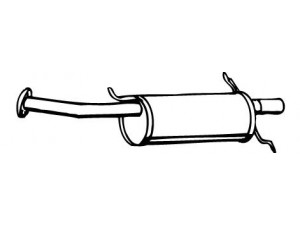 FONOS 620001 galinis duslintuvas 
 Išmetimo sistema -> Duslintuvas
FP0940100, FP0940100A, FS0840100A