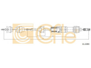 COFLE 11.2283 sankabos trosas 
 Dviratė transporto priemonės -> Kabeliai ir tachometro velenaai -> Sankabos trosas
2150V2, 9632112980