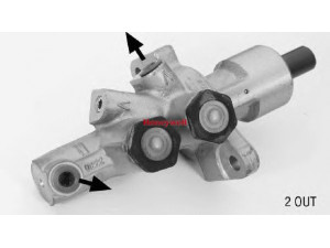 BENDIX 132343B pagrindinis cilindras, stabdžiai 
 Stabdžių sistema -> Pagrindinis stabdžių cilindras
0044303301, 0054302601, 54302601