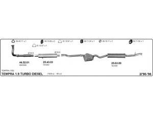 IMASAF 524000298 išmetimo sistema 
 Išmetimo sistema -> Išmetimo sistema, visa
