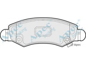 APEC braking PAD1418 stabdžių trinkelių rinkinys, diskinis stabdys 
 Techninės priežiūros dalys -> Papildomas remontas
55810840, 5581084, 55810840, 5581084E00