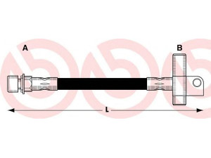 BREMBO T 24 041 stabdžių žarnelė 
 Stabdžių sistema -> Stabdžių žarnelės
1655853, 6149181, 6577425, 86VB2282BB