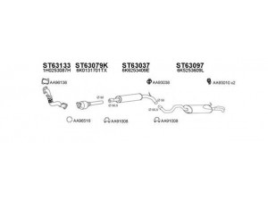VENEPORTE 630040 išmetimo sistema