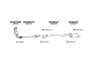 VENEPORTE 400305 išmetimo sistema
