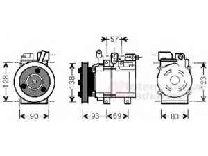 VAN WEZEL 8200K259 kompresorius, oro kondicionierius 
 Oro kondicionavimas -> Kompresorius/dalys
97701-4A800, 977014A800