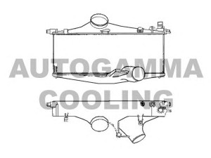 AUTOGAMMA 101946 tarpinis suslėgto oro aušintuvas, kompresorius
93011013703