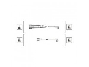 MAGNETI MARELLI 941319170003 uždegimo laido komplektas 
 Kibirkšties / kaitinamasis uždegimas -> Uždegimo laidai/jungtys