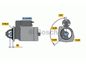 BOSCH 0 001 364 402 starteris 
 Elektros įranga -> Starterio sistema -> Starteris
1276165