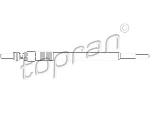 TOPRAN 721 428 kaitinimo žvakė 
 Kibirkšties / kaitinamasis uždegimas -> Kaitinimo kaištis
5960 76, 5960 77, 5960 F8, 5960 76