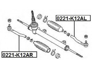 ASVA 0221-K12AR skersinės vairo trauklės galas 
 Vairavimas -> Vairo mechanizmo sujungimai
48520-AX602