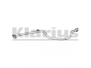 KLARIUS CL161W išleidimo kolektorius 
 Išmetimo sistema -> Išmetimo vamzdžiai
MB868383, MB810568