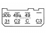 BOSCH 0 335 210 163 posūkio rodiklio pertraukiklis 
 Elektros įranga -> Relė
0039947, 314 110 2 R91, 314 110 2 R92