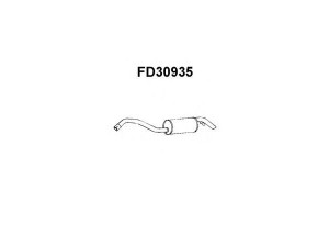 VENEPORTE FD30935 galinis duslintuvas 
 Išmetimo sistema -> Duslintuvas
1076528, 1496892, 7236931
