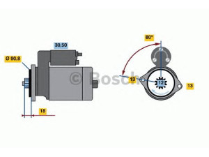 BOSCH 0 986 019 171 starteris 
 Elektros įranga -> Starterio sistema -> Starteris
28100 17020, 28100 17030
