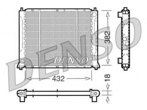 DENSO DRM24004 radiatorius, variklio aušinimas 
 Aušinimo sistema -> Radiatorius/alyvos aušintuvas -> Radiatorius/dalys
GRD144, PCC10237, PCC10289