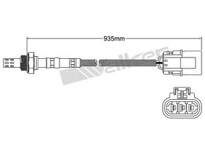 WALKER PRODUCTS 250-23109 lambda jutiklis 
 Išmetimo sistema -> Jutiklis/zondas
22691 0W003