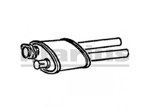 KLARIUS 210060 vidurinis duslintuvas 
 Išmetimo sistema -> Duslintuvas
5024028, 6162087, 6175642, 6182087