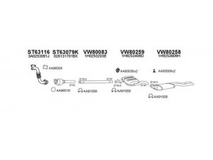 VENEPORTE 800074 išmetimo sistema 
 Išmetimo sistema -> Išmetimo sistema, visa