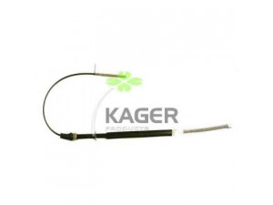 KAGER 19-0325 trosas, stovėjimo stabdys 
 Stabdžių sistema -> Valdymo svirtys/trosai
4745.73