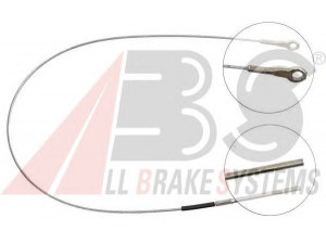 A.B.S. K10051 trosas, stovėjimo stabdys 
 Stabdžių sistema -> Valdymo svirtys/trosai
861609729, 861609729, 861.609.729