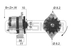 ERA 210156 kintamosios srovės generatorius 
 Elektros įranga -> Kint. sr. generatorius/dalys -> Kintamosios srovės generatorius
12 04 006, 12 04 014, 12 04 174