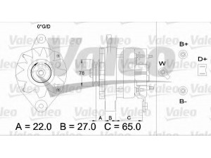 VALEO 433451 kintamosios srovės generatorius 
 Elektros įranga -> Kint. sr. generatorius/dalys -> Kintamosios srovės generatorius
7700754835, 7701499287, 7701499464