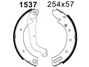 BSF 01537 stabdžių trinkelių komplektas 
 Techninės priežiūros dalys -> Papildomas remontas
1954495, 1954496, 1960416, 440600F027