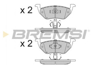 BREMSI BP3587 stabdžių trinkelių rinkinys, diskinis stabdys
4532488, 4592554, 4717737, 4780682