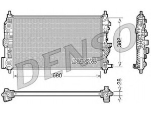 DENSO DRM20009 radiatorius, variklio aušinimas