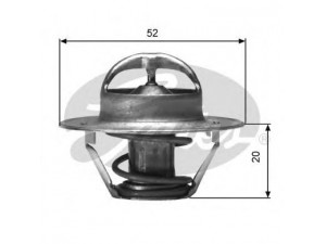 GATES TH00591G1 termostatas, aušinimo skystis 
 Aušinimo sistema -> Termostatas/tarpiklis -> Thermostat
1760083841, 1767073010, 1767073030