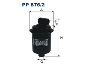 FILTRON PP876/2 kuro filtras 
 Techninės priežiūros dalys -> Papildomas remontas
3191102100, 3191102100AT, S31911-02100