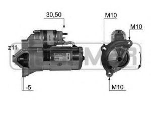 MESSMER 220393 starteris 
 Elektros įranga -> Starterio sistema -> Starteris
9635659580, 9635659780, 9639846780
