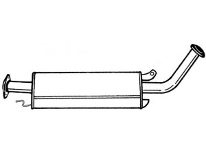 AKS DASIS SG38429 vidurinis duslintuvas