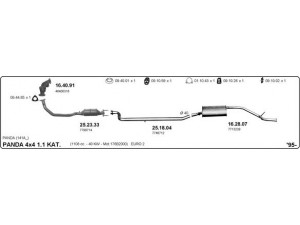 IMASAF 524000166 išmetimo sistema 
 Išmetimo sistema -> Išmetimo sistema, visa