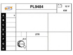 SNRA PL9484 starteris