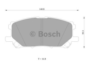 BOSCH 0 986 AB1 413 stabdžių trinkelių rinkinys, diskinis stabdys 
 Techninės priežiūros dalys -> Papildomas remontas
04465 48100