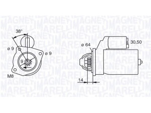 MAGNETI MARELLI 063114014010 starteris 
 Elektros įranga -> Starterio sistema -> Starteris
1319555080, 1331329080, 46231646
