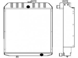 SAKURA  Automotive 1262-0301 radiatorius, variklio aušinimas