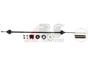 A.B.S. K20480 sankabos trosas 
 Dviratė transporto priemonės -> Kabeliai ir tachometro velenaai -> Sankabos trosas
96097749