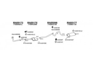 VENEPORTE 550423 išmetimo sistema 
 Išmetimo sistema -> Išmetimo sistema, visa