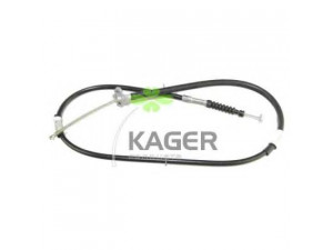 KAGER 19-1032 trosas, stovėjimo stabdys 
 Stabdžių sistema -> Valdymo svirtys/trosai
4642012340