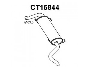 VENEPORTE CT15844 galinis duslintuvas 
 Išmetimo sistema -> Duslintuvas
1356538080, 1358083080, 1730W7