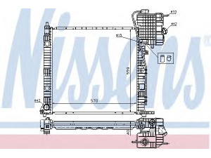 NISSENS 62559A radiatorius, variklio aušinimas 
 Aušinimo sistema -> Radiatorius/alyvos aušintuvas -> Radiatorius/dalys
638 501 16 01, 638 501 27 01, 638 501 35 01