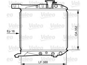 VALEO 730168 radiatorius, variklio aušinimas 
 Aušinimo sistema -> Radiatorius/alyvos aušintuvas -> Radiatorius/dalys
19010-PE0-013, 19010-PE0-023, 19010-PE0-033