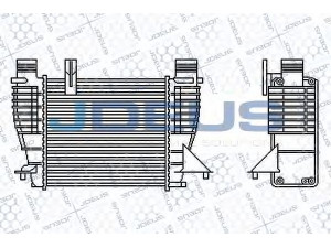 JDEUS 823M42 tarpinis suslėgto oro aušintuvas, kompresorius 
 Variklis -> Oro tiekimas -> Įkrovos agregatas (turbo/superįkrova) -> Tarpinis suslėgto oro aušintuvas
144609U20A, 144619U20A, 8200170504