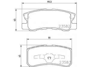 HELLA PAGID 8DB 355 009-691 stabdžių trinkelių rinkinys, diskinis stabdys 
 Techninės priežiūros dalys -> Papildomas remontas
1606294580, 425390, 425391, 425448