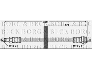 BORG & BECK BBH6777 stabdžių žarnelė 
 Stabdžių sistema -> Stabdžių žarnelės
480673, 1306893080, 480673, 4806.73