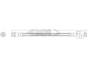 SPIDAN 339639 stabdžių žarnelė 
 Stabdžių sistema -> Stabdžių žarnelės
46430693601